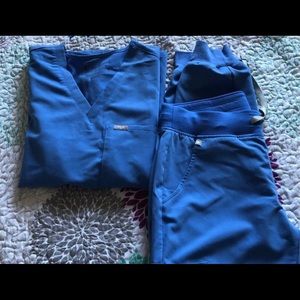 Figs ceil blue scrubs